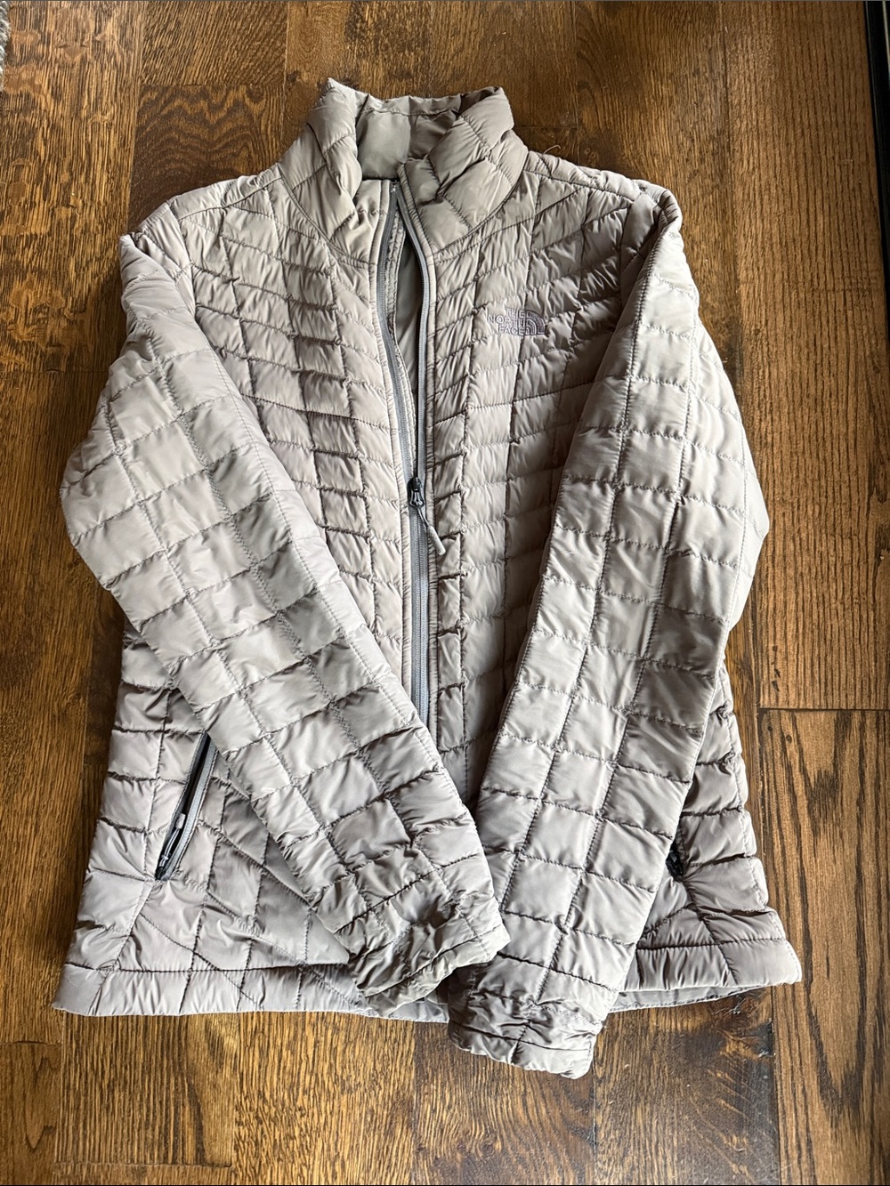 The North Face Women's Light Taupe Quilted Packable Puffer Jacket